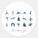 Recherche de asana autocollants Yogini