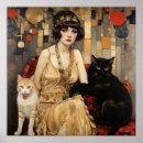 Zoek naar vintage kat posters Elegant