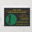Recherche de golf retirement invitations Golfeur