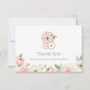 Zoek naar baby buggy kaarten Baby shower bedankt