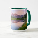 Recherche de paysage montagne tasses Réflexion