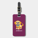 Recherche de voyage de chien bagages étiquettes Golden retriever