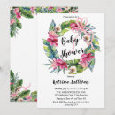 Recherche de tropical baby shower fille invitations Mother to be