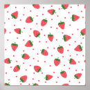 Recherche de motif nourriture posters Fraise