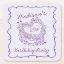 Recherche de gâteau dessous de verres Pour elle