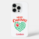 Recherche de noël de chien iphone coques Dog