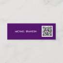 Recherche de technologie moderne cartes visite Code qr