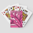 Recherche de peinture abstraite jeux de cartes Rose