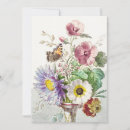 Recherche de peinture papillon vœux cartes Vintage