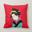 Recherche de japonais geisha coussins Asiatique