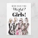 Recherche de fille blonde cartes postales Aquarelle