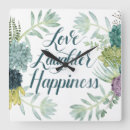 Recherche de bonheur horloges Plante