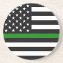 Zoek naar dunne onderzetters Amerikaanse vlag