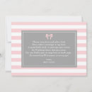 Recherche de pink bow baby shower invitations Rose