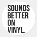 Recherche de audiophile autocollants Jonc en vinyle