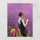 Recherche de perfume cartes postales Vintage