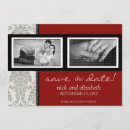 Recherche de rouge cramoisi invitations Élégant