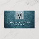 Recherche de texture en cuir cartes visite Monogramme