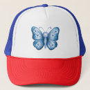 Recherche de papillon bleu casquettes Animal