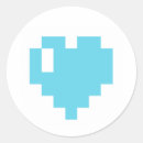 Recherche de pixels autocollants Coeur