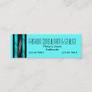 Recherche de styliste de client cartes visite Mode