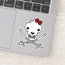 Recherche de crâne et épées croisées autocollants Parler comme un pirate