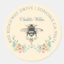 Recherche de abeille rose autocollants Floral