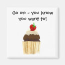 Recherche de de fraise refrigérateur magnets Cupcake