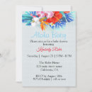 Recherche de aloha baby shower invitations Fleurs tropicales