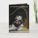 Recherche de humour pirate vœux cartes Chat