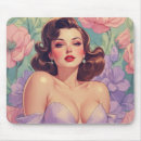 Recherche de pin up tapis souris Vintage