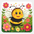 Recherche de abeille joyeuse autocollants Nature