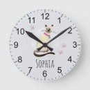 Recherche de horloge de crèche de chambre enfant horloges Girl