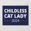 Recherche de femme de chat cartes postales Démocrate