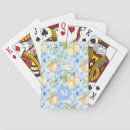Recherche de citrons jeux de cartes Monogramme nom