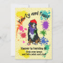 Recherche de peinture de chien invitations Amusant