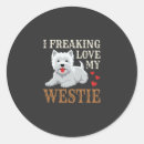Zoek naar westie hond stickers Dier
