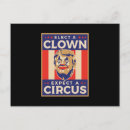 Recherche de clown de cirque cartes postales Usa