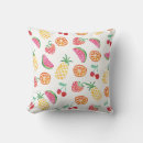 Recherche de fruits tropicaux coussins Aquarelle