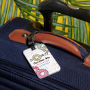Recherche de donuts bagages étiquettes Mignon