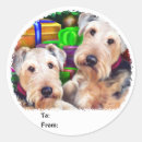 Recherche de airedale autocollants Chien