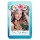 Recherche de rose et rose de bleu magnets Pour elle