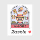 Recherche de pizza délicieuse autocollants Nourriture