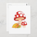 Recherche de toadstool cartes postales Rouge