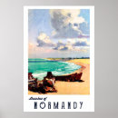 Recherche de plages normandie posters Vintage