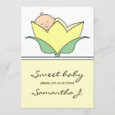 Recherche de tulipe jaune invitations Bébé