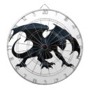 Recherche de dragon jeux de fléchettes Noir