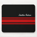 Recherche de rayures rouges tapis souris Nom