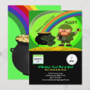 Zoek naar ierse vlag uitnodigingen Leprechaun