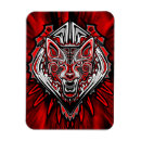 Recherche de tribal rectangulaires magnets Loup